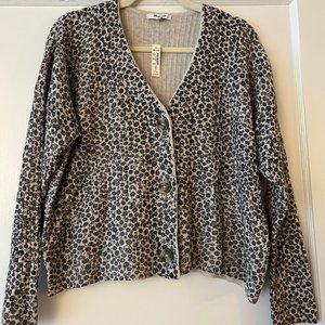 Madewell Floral Button Sweater - Women's Medium